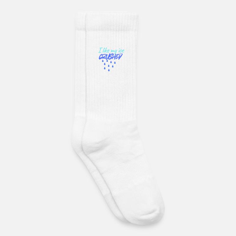 cool drinks - Kids Tennis Socks - white