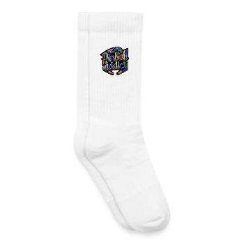 Accro au flipper - Chaussettes de tennis bio enfant - blanc - Droite