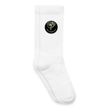 Liberté, Beauté et Plaisir - Chaussettes de tennis bio enfant - blanc - Droite