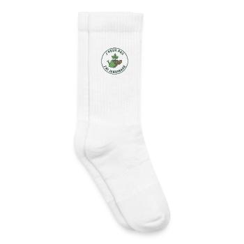 Ich kann nicht, ich habe Gartenarbeit - Kinder Tennissocken - Weiß - Rechts