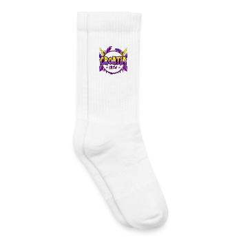 Croatia Crew Colorful - Kids Tennis Socks - white - Right