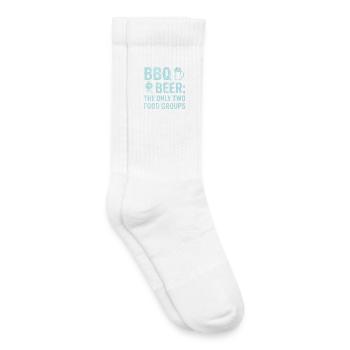 BBQ Shirt, Hoodie for Grill Masters and Grill Fans - Kids Tennis Socks - white - Right