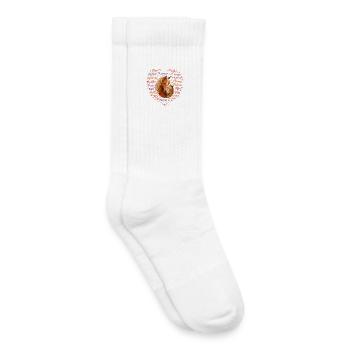Pferde Mama Herz – Muttertag Geschenk Pferdeliebe - Kinder Tennissocken - Weiß - Rechts