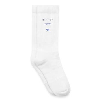 Guadeloupe - Chaussettes de tennis bio enfant - blanc - Droite