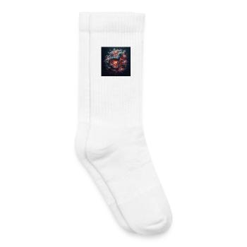 hypocampal - Kids Tennis Socks - white - Right
