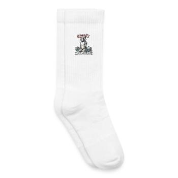 Waschbär Waschmaschine - Kinder Tennissocken - Weiß - Rechts