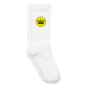 Krone Symbol - Kinder Tennissocken - Weiß - Rechts