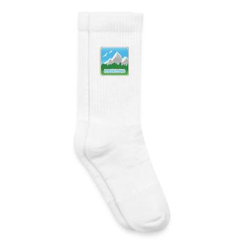 Kosciuszko als Berg - Kinder Tennissocken - Weiß - Rechts