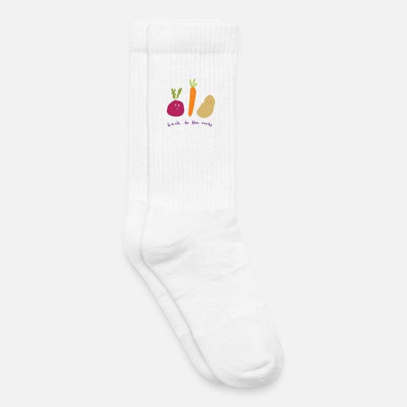 Back to the roots - Kinder Tennissocken - Weiß