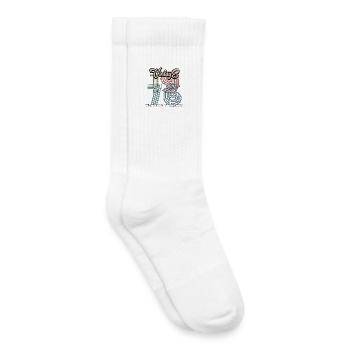 Vintage 1976 - Kinder Tennissocken - Weiß - Rechts