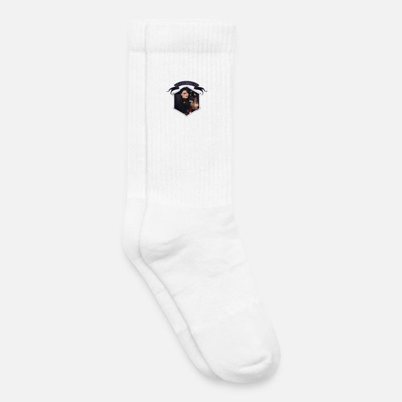 We can ROLL it! White - Kids Tennis Socks - white