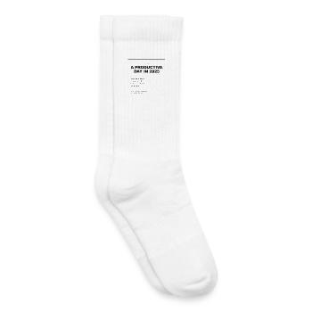 RECIPE FOR A PRODUCTIVE DAY - Chaussettes de tennis bio enfant - blanc - Droite