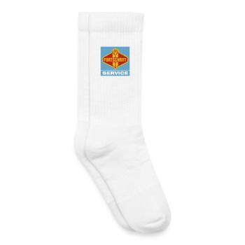 Fortschritt_DDR_Service_3 - Kinder Tennissocken - Weiß - Rechts