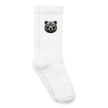 Papa Bear - Kids Tennis Socks - white - Right