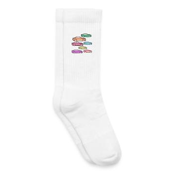 Autos - Kinder Tennissocken - Weiß - Rechts