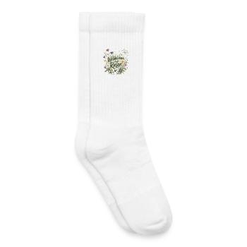 Wildblumen statt Rasen - Kinder Tennissocken - Weiß - Rechts
