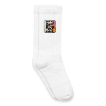 Finger Weg Mein Kaffee Katze - Kinder Tennissocken - Weiß - Rechts