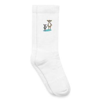 Lama Einschulung - Kinder Tennissocken - Weiß - Rechts