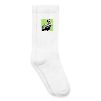 Kaninchen - Kinder Tennissocken - Weiß - Rechts