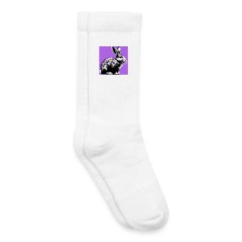 Kaninchen - Kinder Tennissocken - Weiß - Rechts
