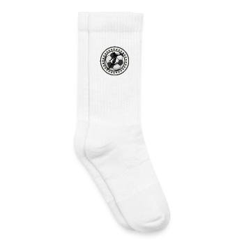 Dynamic football in a frame - Kids Tennis Socks - white - Right