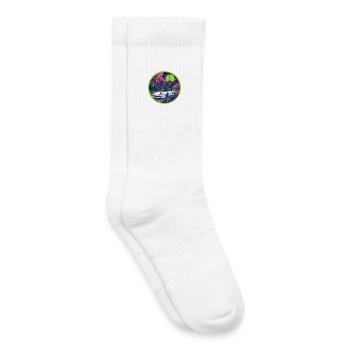 Donnerpagode — Supersportwagen trifft auf das alte Japan - Kinder Tennissocken - Weiß - Rechts