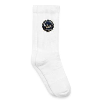 Insigne de légende du père - Chaussettes de tennis bio enfant - blanc - Droite