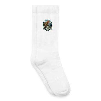 Draußen ist mein Lieblingsmodus – Bär - Kinder Tennissocken - Weiß - Rechts