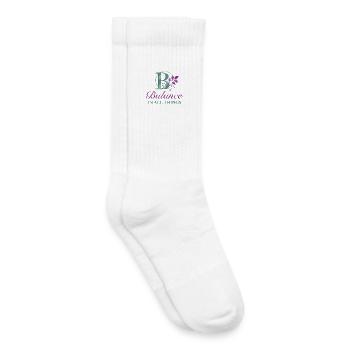 Balance_ _all_the_time - Chaussettes de tennis bio enfant - blanc - Droite