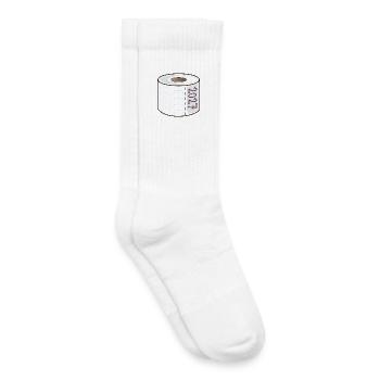 Klopapier Jahr 2027 - Kinder Tennissocken - Weiß - Rechts