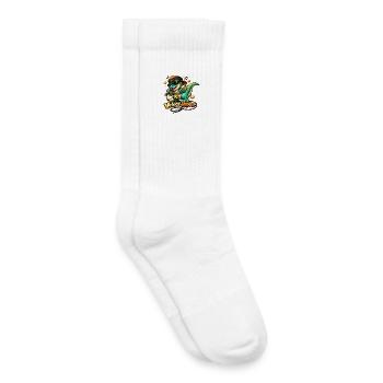 Veloce Raptor Rapper - Kinder Tennissocken - Weiß - Rechts