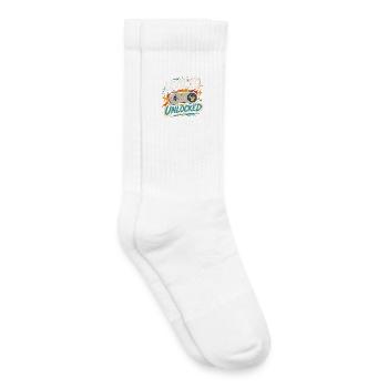 Level 10 freigeschaltetes 10-Jahres-Jubiläums-D-Geschenk - Kinder Tennissocken - Weiß - Rechts