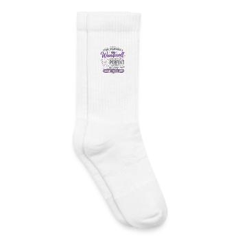 Stark unabhängig Wunderbar Zitat - Kinder Tennissocken - Weiß - Rechts