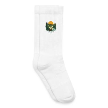 Spreewald Germany | Vintage Nature Poster - Kinder Tennissocken - Weiß - Rechts