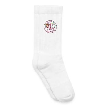 Erster Geburtstag Ballerina Hase - Kinder Tennissocken - Weiß - Rechts
