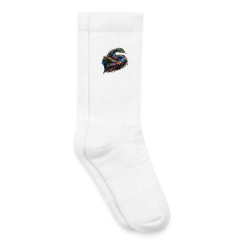 Celestial Serpent - Kids Tennis Socks - white - Right