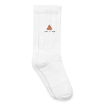 Protect Your Peace - Minimalist Line Art - Kids Tennis Socks - white - Right