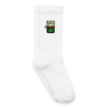 Merry Christmas Fishes - Kids Tennis Socks - white - Right