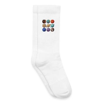 Planet Buddy Cartoon Series - Kids Tennis Socks - white - Right