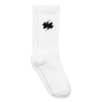 Burst Circle - Kids Tennis Socks - white - Right