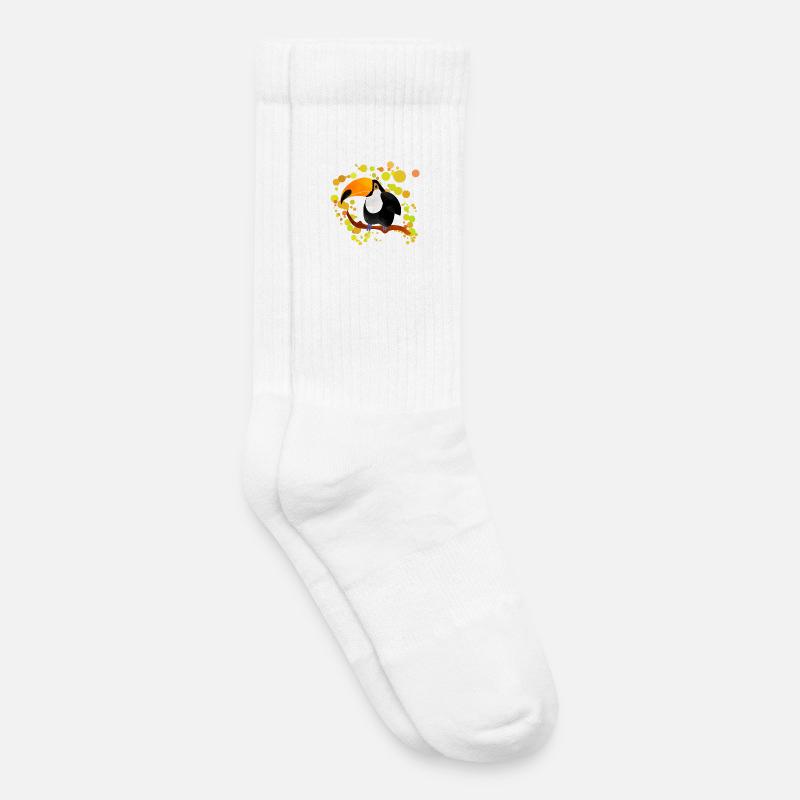 Tukan - Kinder Tennissocken - Weiß
