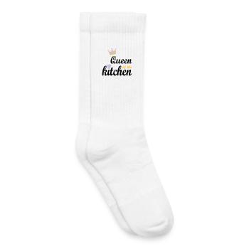 Kochen - Kinder Tennissocken - Weiß - Rechts