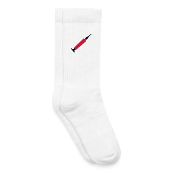 syringe - Kids Tennis Socks - white - Right