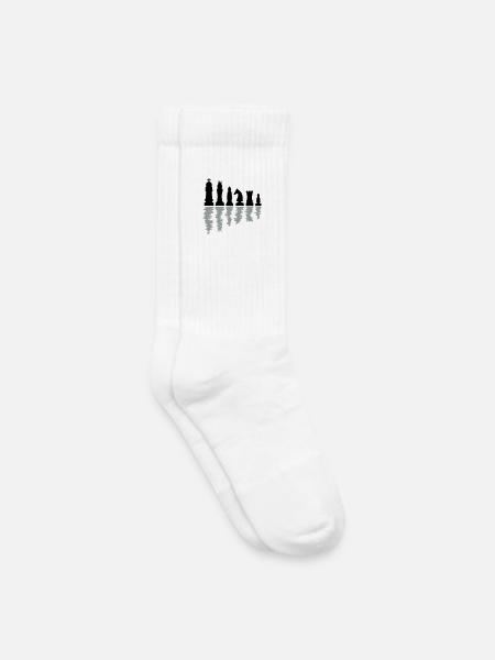 schach schachfiguren - Kinder Tennissocken - Weiß