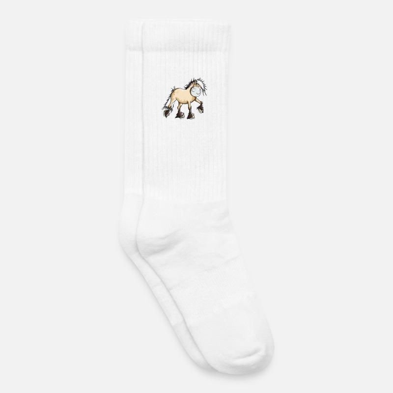 Nele der Norweger - Kinder Tennissocken - Weiß