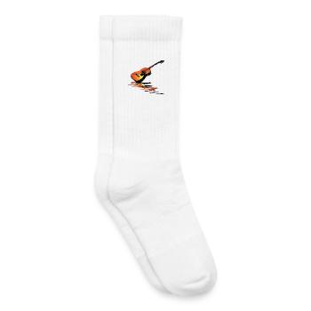 gitarre musiker gitarrist - Kinder Tennissocken - Weiß - Rechts