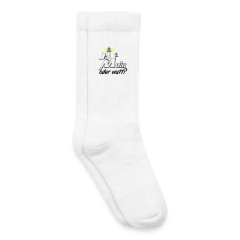 Ostsee Nordsee Shirt , Fun Shirt(25) - Kinder Tennissocken - Weiß - Rechts