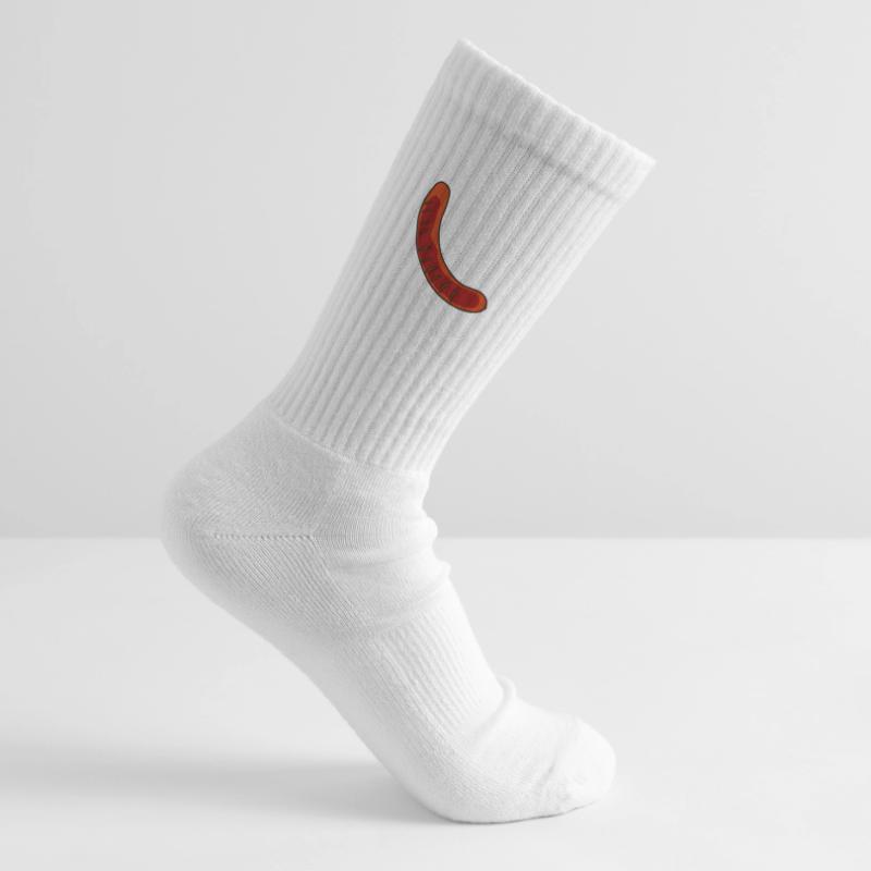 Wurst oder Bratwurst Kinder Tennissocken