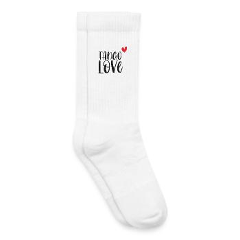 Tango Love! Danseur danse danse couple cadeau - Chaussettes de tennis bio enfant - blanc - Droite