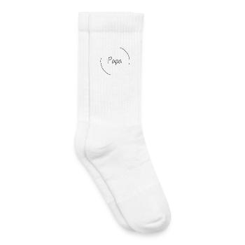 Papa - Kinder Tennissocken - Weiß - Rechts